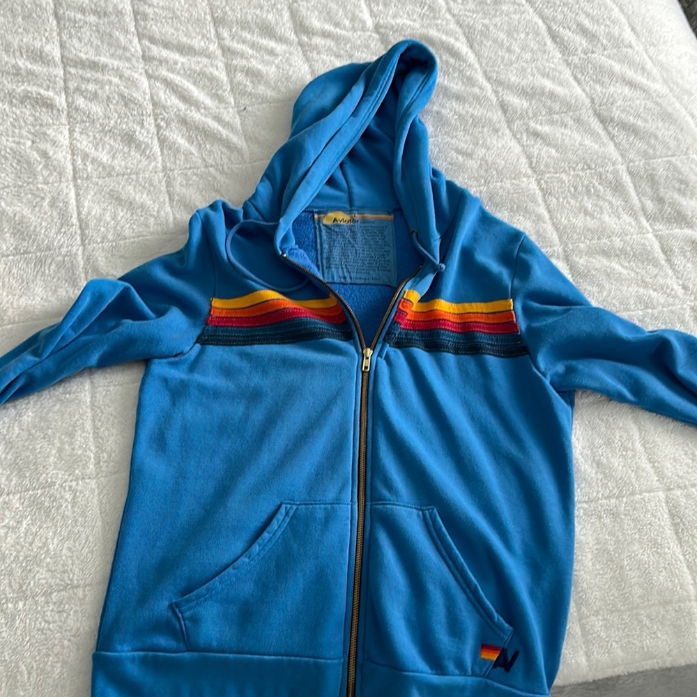 Aviator nation blue hoodie